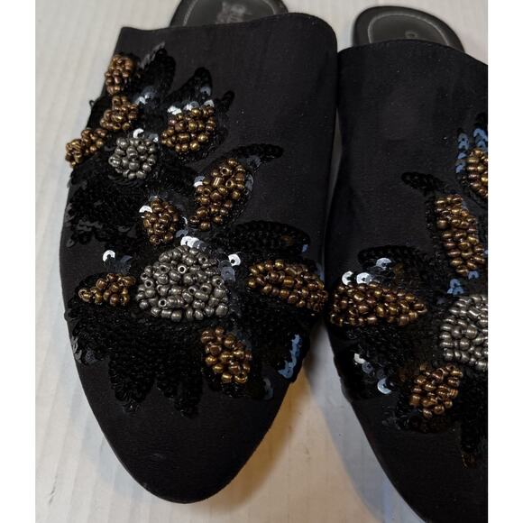 Charles by Charles David Women's Size 10M Fickle Beaded Embellished Mule Black - Picture 6 of 11